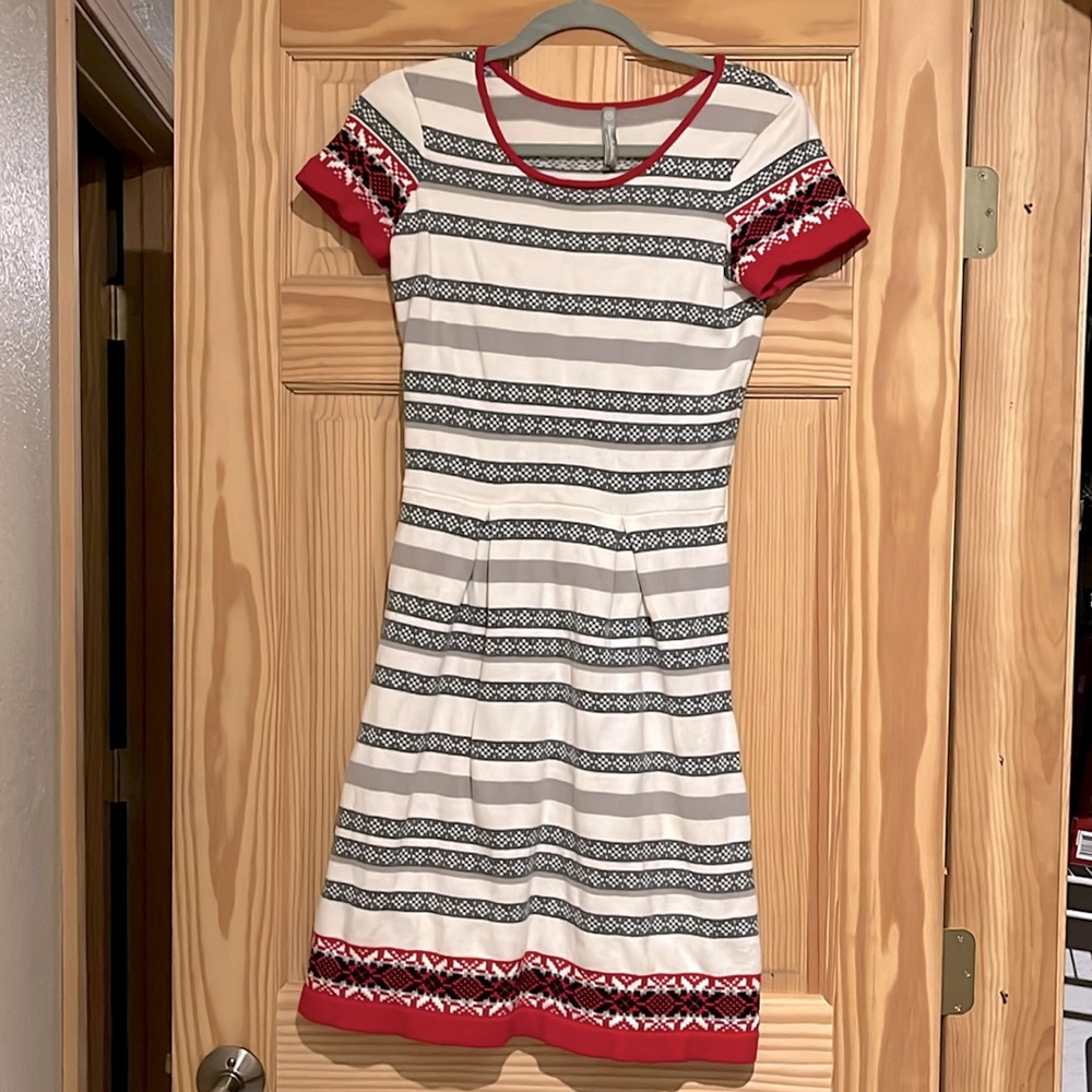 Hanna Andersson vintage holiday dress women's XS, EUC